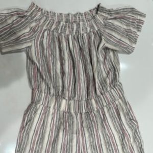 Loft Romper - Size M - Striped